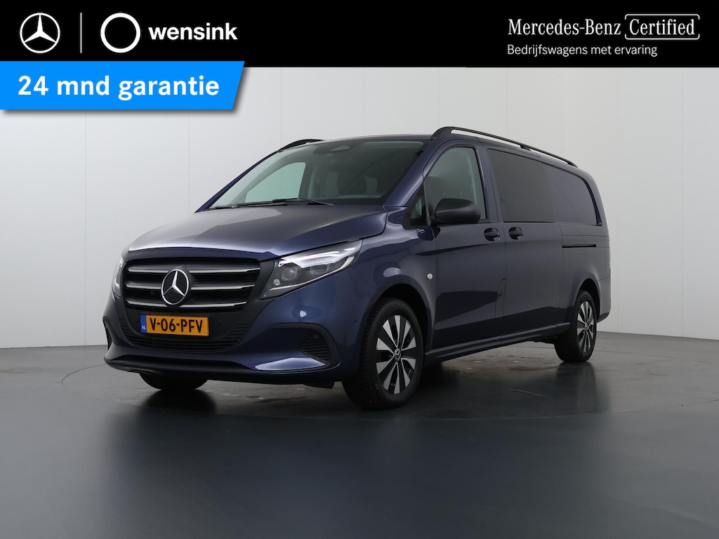 Mercedes-Benz Vito 119 CDI | XL L3 | Pro | Dubbele Cabine | 4X4 | Schuifdeur L+R | Navigatie | Stoelverwarming | Parkeerpakket met Camera | LM Velgen | Trekhaak | Alarm Klasse 3 | Certified