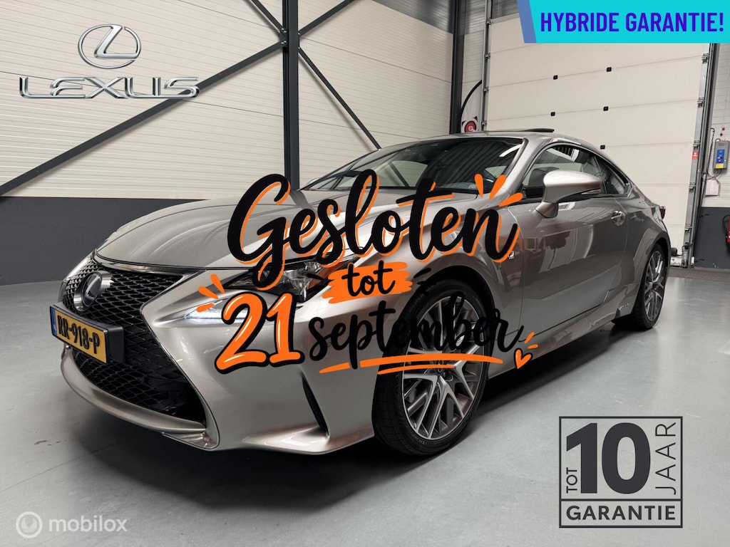 Lexus RC 300h F SPORT Schuifdak|ML-Audio|LED|19"|NL-Auto!