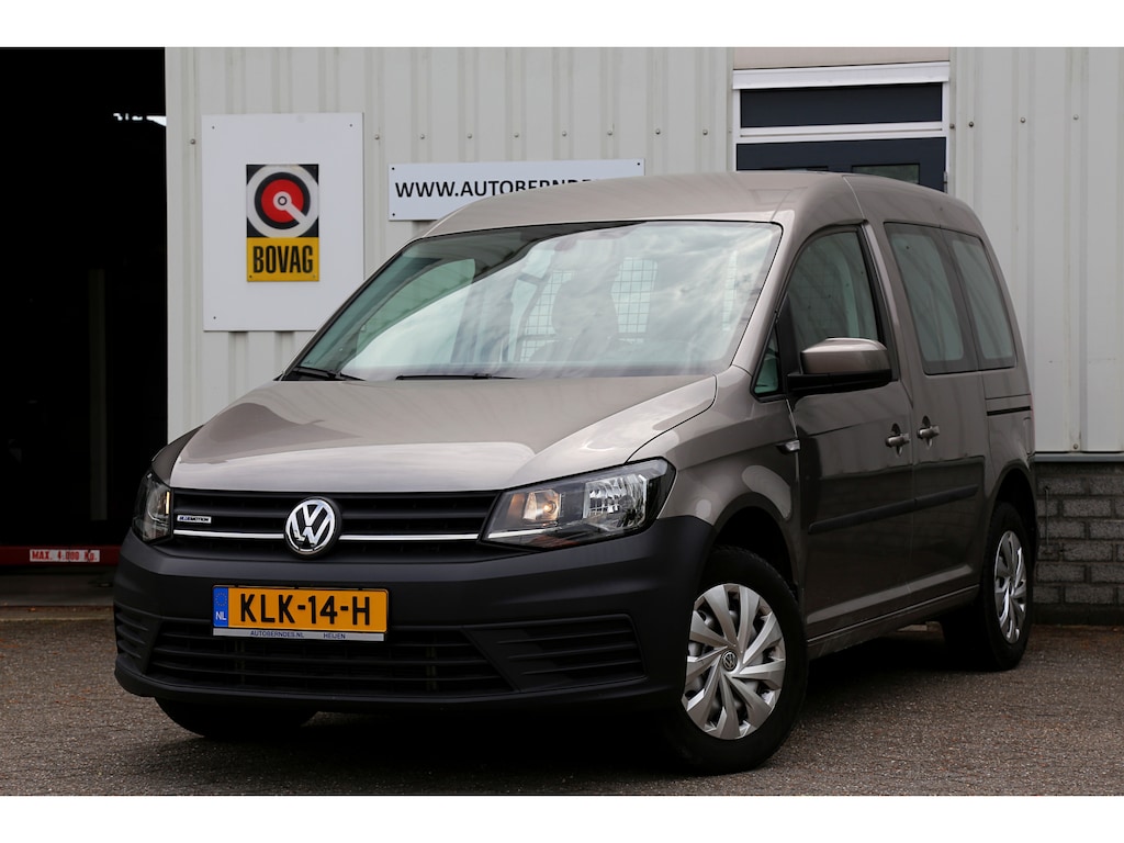 Volkswagen Caddy 1.4 TGI Trendline 5 Persoons Automaat*Perfect VW Onderh.*2x zijschuifdeur/Stoelverw./Climate-Control/Parkeersens.V+A*