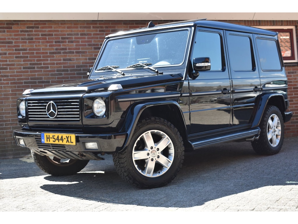 Mercedes-Benz G-klasse 500 St.Wagon '04 Leder Cruise Kantel schuif dak Clima Navi Cruise Inruil mogelijk