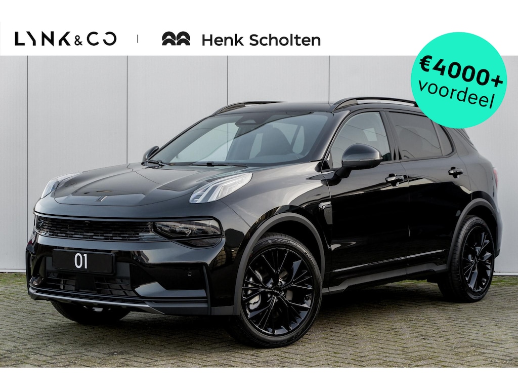 Lynk & Co 01 276PK More | 360 Graden Camera | Harman Kardon | Panoramadak | Elektrisch bedienbare voorstoel met geheugen | Keyless Entry | Getint glas | Adaptieve Cruise Control | Dodehoekassistent | Sfeerverlichting | Stuurwielverwarming | Stoelverwarming