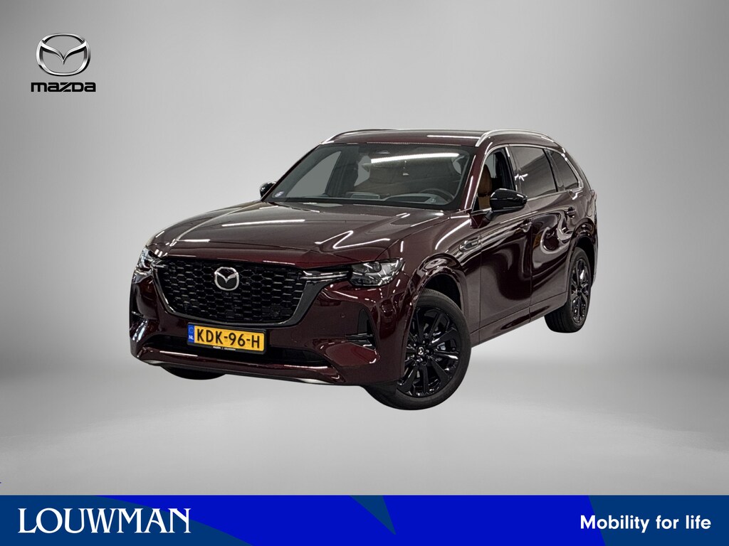 Mazda CX-80 2.5 e-SkyActiv PHEV Homura Business Edition 6p. DEMO VOORDEEL Unieke kleurencombinatie