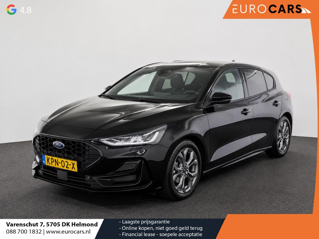 Ford Focus 1.0 EcoBoost Hybrid 155pk Automaat ST Line Navigatie Cruise Control Parkeer sensoren Lichtmetalen Velgen Extra Getint Glas
