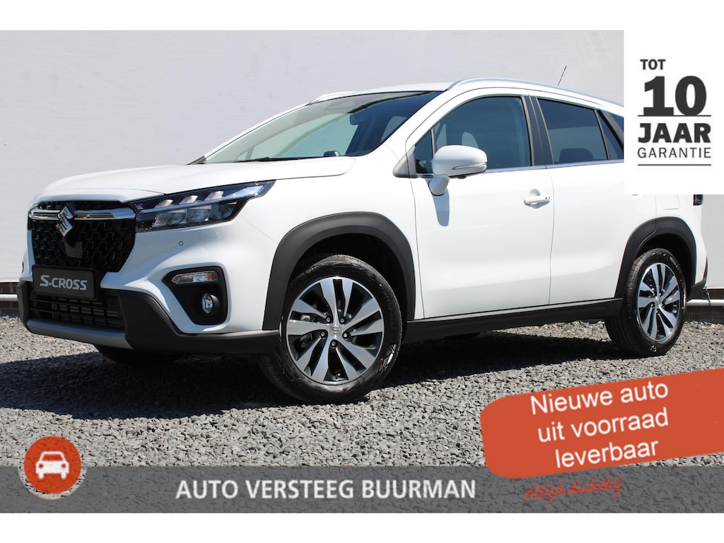 Suzuki S-Cross 1.4 Boosterjet Style Smart Hybrid Draadloos Apple Carplay/Android Auto, Stijl Uitvoering, Nieuwe Auto uit voorraad leverbaar!