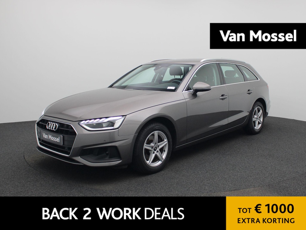 Audi A4 Avant 2.0 30 TDI S tronic Attraction AUTOMAAT | VIRTUEEL | LEDER | NAVIGATIE | ELEKTRISCHE KOFFERKLEP | LED | KEYLES | PDC | STOELVERWARMING | CLIMA | CRUISE | DAB | 12 MAANDEN BOVAG GARANTIE |