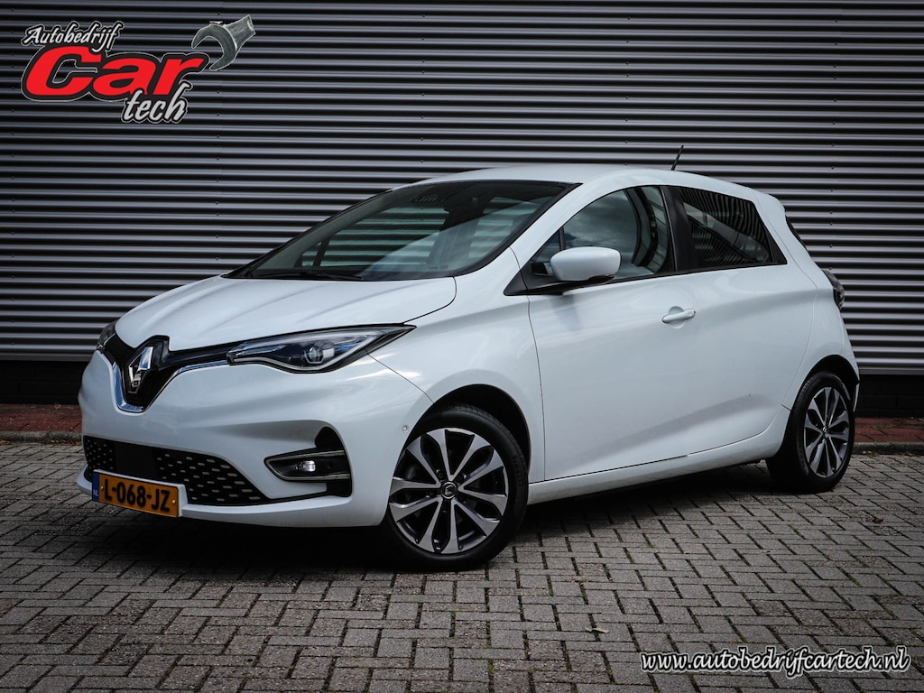 Renault Zoe R135 Intens 52 kWh Clima |Cruise | Navi | Lichtmetaal | Pdc | Half leer | Camera | Stoelverwarming | SOH 91% | Koop accu |
