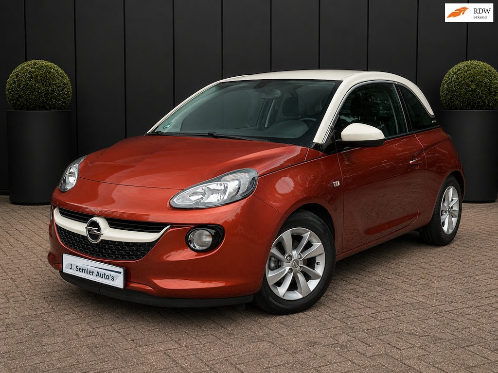 Opel Adam 1.4 GLAM AIRCO PDC CRUISE CONTROL APK 2028 GROOT SCHERM