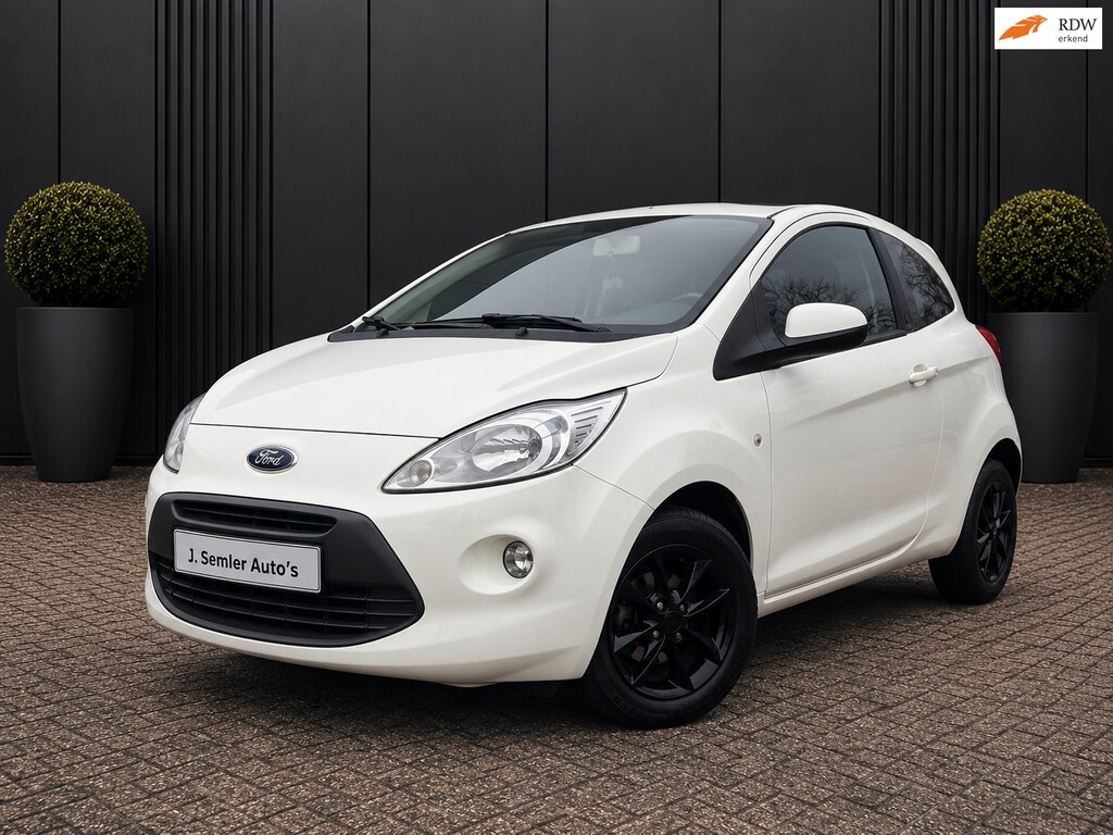 Ford Ka 1.2 BLACK&WHITE AIRCO APK 2028 ZWARTE VELGEN
