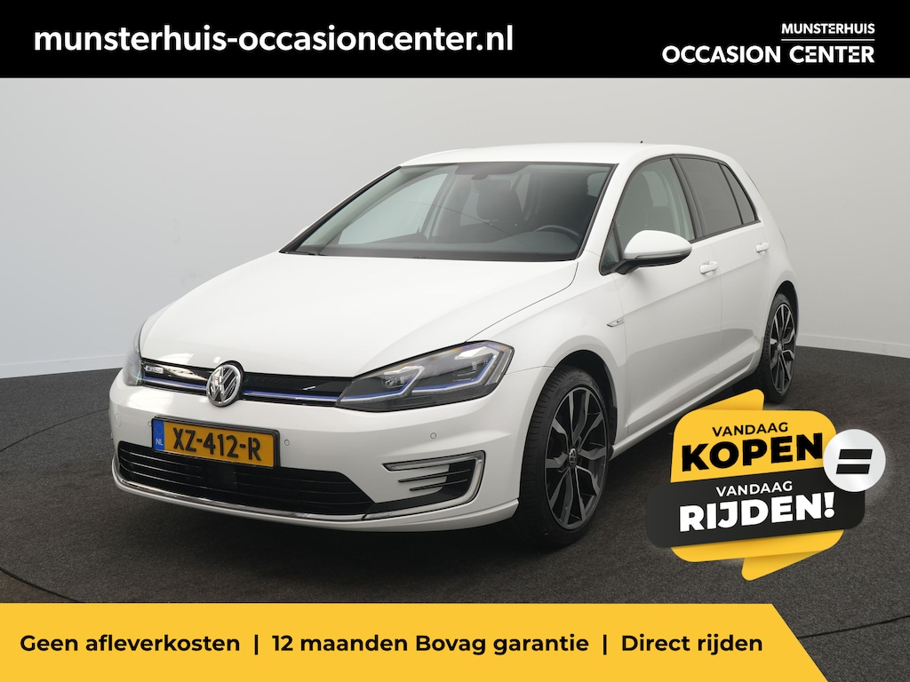 Volkswagen E-Golf Electric - RIJKLAARPRIJS - SOH 90% - Volledig Elektrisch! - 18 inch Velgen! - Adaptive Cruise Control