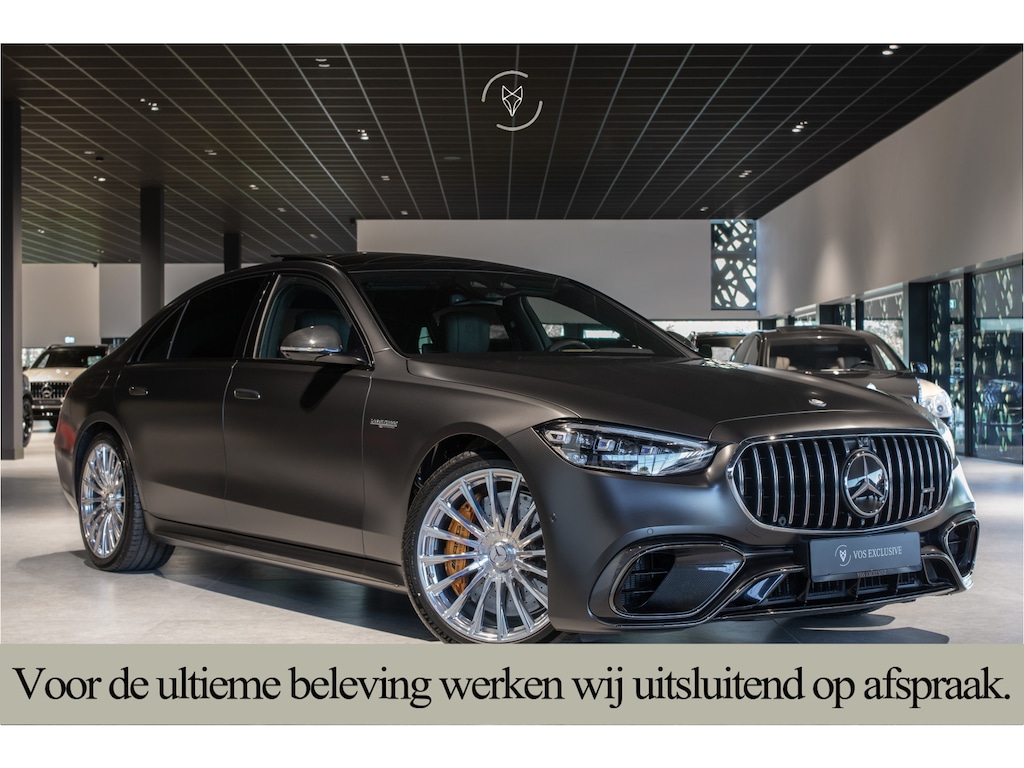Mercedes-Benz S-klasse AMG 63 S E Performance 4-M Lang NIEUWPRIJS €345.945 First Class|Ceramic|Burmester 4D|Manufaktur|Carbon|Night|21''|360°|Achterasbesturing
