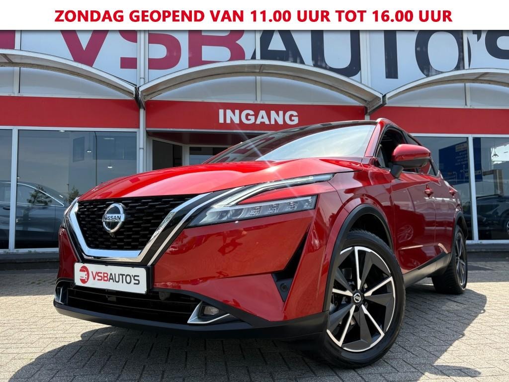 Nissan Qashqai 1.3 MHEV AUT. 158PK TEKNA PANO-DAK NAVI 360-CAMERA HEAD-UP CARPLAY AIRCO LMV PDC