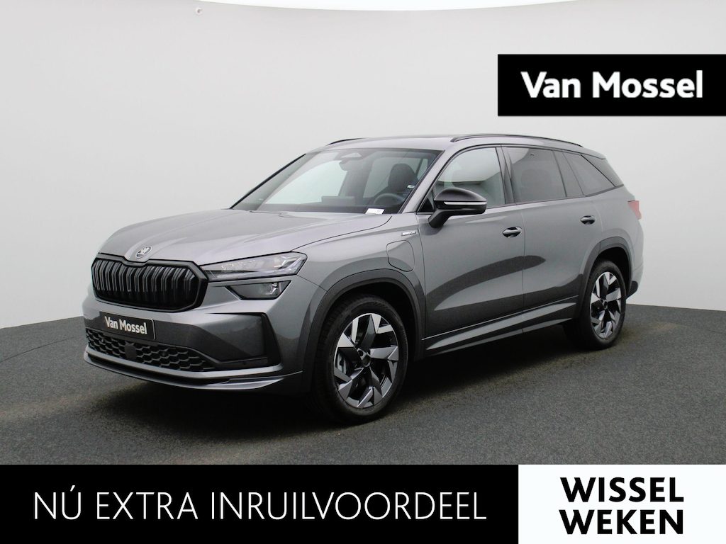 Skoda Kodiaq 1.5 TSI MHEV Sportline Business 7p 150 PK | Automaat | Matrix LED Koplampen | Verwarmbare voorruit | Navigatie | Apple Carplay/Android Auto | Keyless Entry | Achteruitrijcamera | Climate Control | Adaptive Cruise Control | Parkeersensoren | Elektrische achterklep | Privacy Glass | Stoelverwarming | Lichtmetalen velgen |Direct leverbaar! |