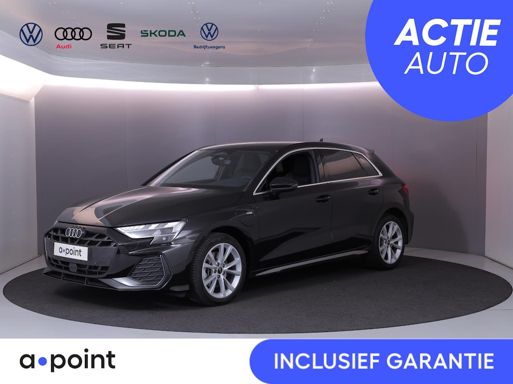 Audi A3 Sportback 40 TFSI e S edition 204 pk S-tronic | Verlengde garantie | Parkeersensoren (Park assist) | Achteruitrijcamera | Adaptieve cruise control | Autom. airco (3 zones) | S-Line |