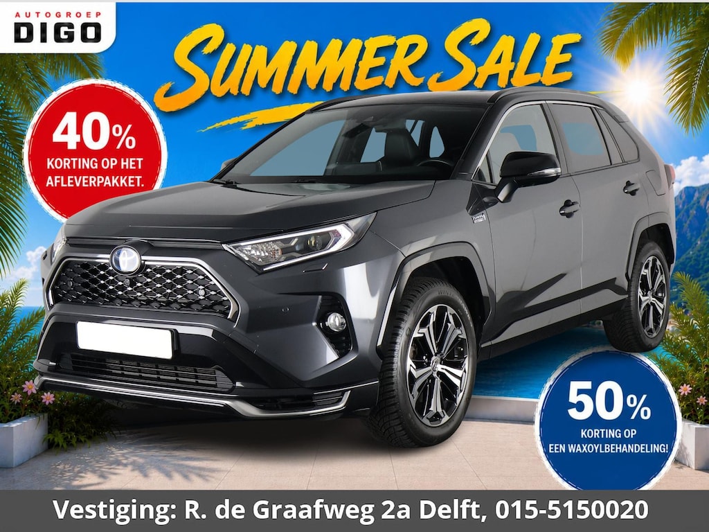 Toyota RAV4 2.5 Plug-in Hybrid AWD Bi-Tone Plus | 1500 KG trekgewicht | JBL Audio | Stoelverwarming & ventilatie | Memory Seats | Navigatie
