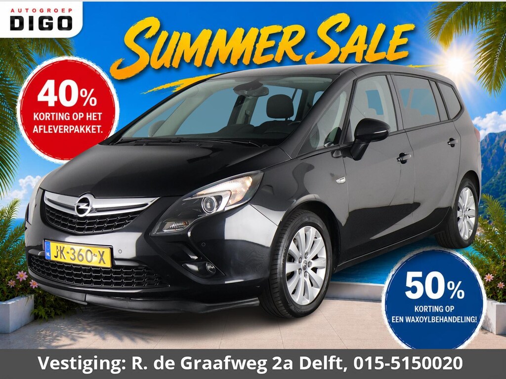Opel Zafira Tourer 1.4 Cosmo 7p. 7-zitplaatsen | Navigatie | Camera | Parkeersensoren |