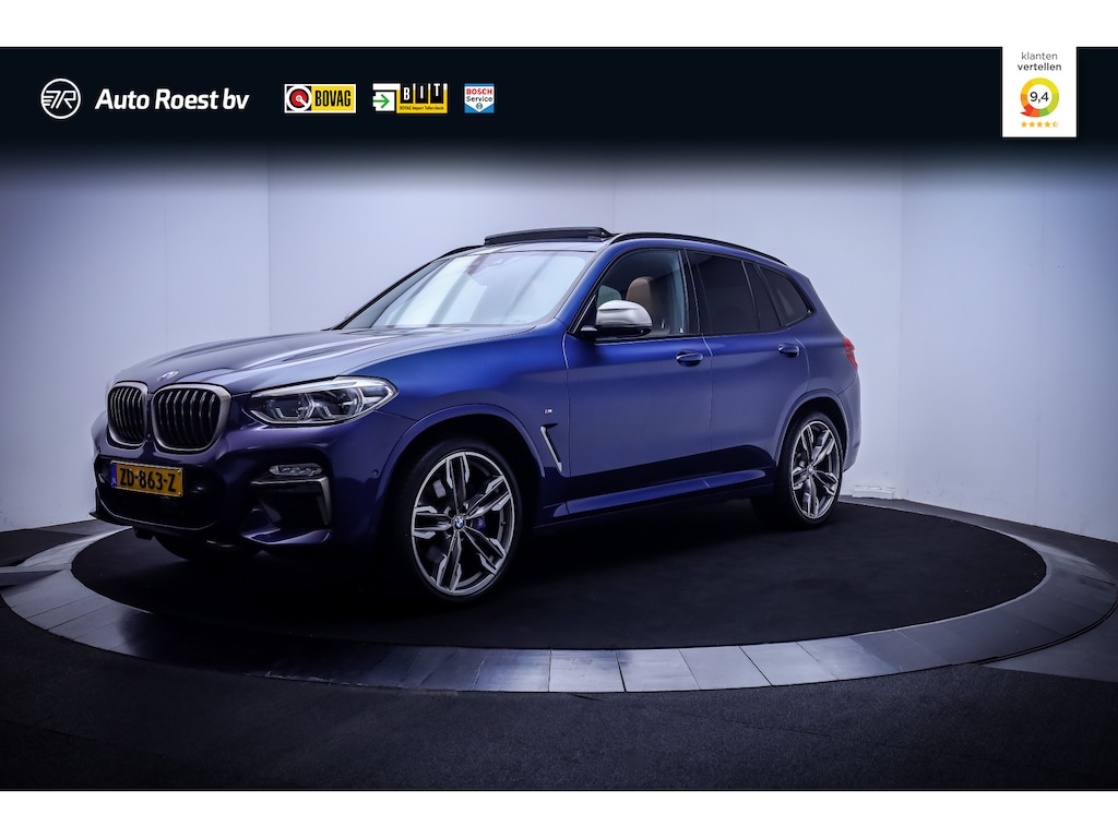 BMW X3 M40i xDr.HIGH EXECUTIVE PANO | HARMAN KARDON | MEMORY | 360 CAM | HEAD UP | CARPLAY | ACC | BLINDSPOT | ELEK TREKHAAK | LMV 21''