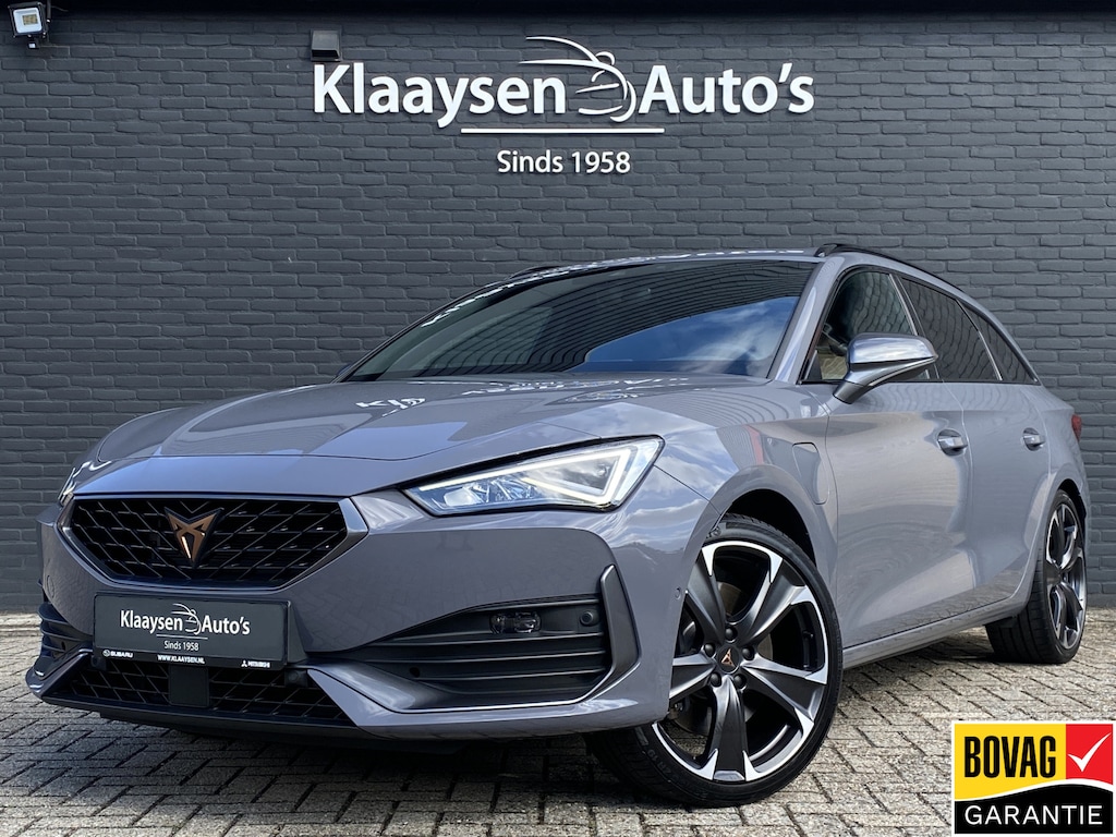 CUPRA Leon Sportstourer 1.4 e-Hybrid VZ Performance 245 pk | 1e eigenaar | dealer onderh. | panoramadak | elektr. a. klep | kuipstoelen
