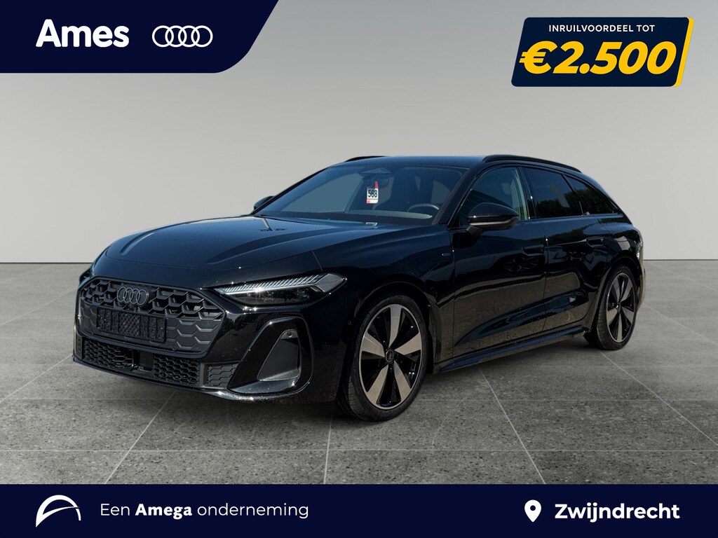 Audi A5 Avant 2.0 368pk e-hybrid quattro S edition Competition Surround view camera's | Sportstoelen met stiksel in rood