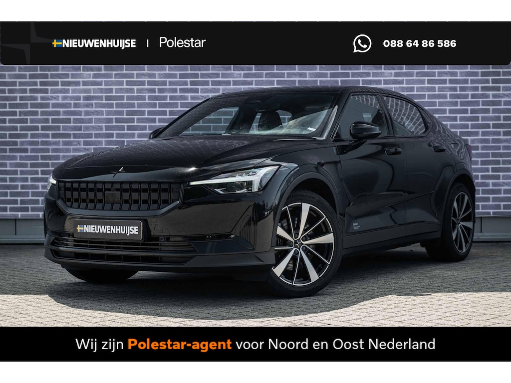 Polestar 2 Standard Range Single Motor 63kWh | Cruise Control | Parkeercamera | DAB | High Performance Audio | Stoelverwarming | Apple Carplay & Android Auto | Elektr. Verstelbare Voorstoelen |