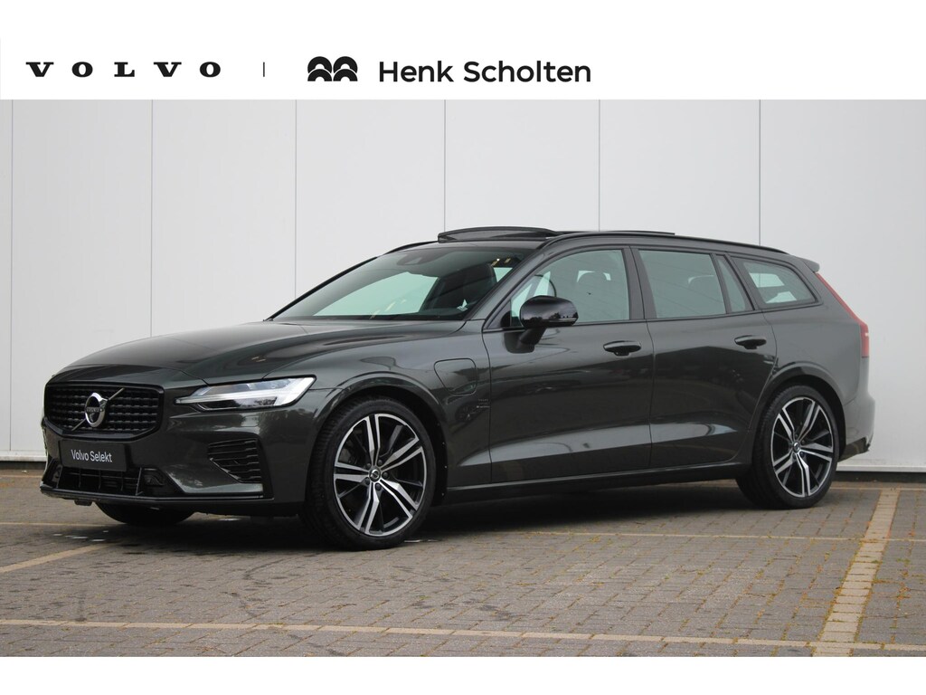Volvo V60 T8 455PK Recharge AWD R-Design Long Range | Adaptive Cruise & Pilot Assist | Premium Harman/Kardon Audio | Power Seats incl. Memory | Stoel & Stuurverwarming | Achterbank Verwarming | Panoramisch Schuif-/Kanteldak