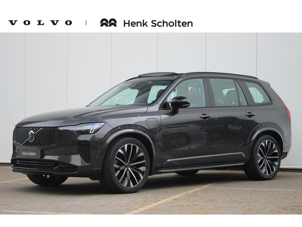 Volvo XC90 T8 Plug-in hybrid AWD Ultra Dark | High End Audio by Bowers & Wilkins | Luchtvering | Nappa leder interieur | Gelaagde zijruiten | Semi Electrische Trekhaak| Voorstoelen met Massage Functie | Adaptive Cruise & Pilot Assist |