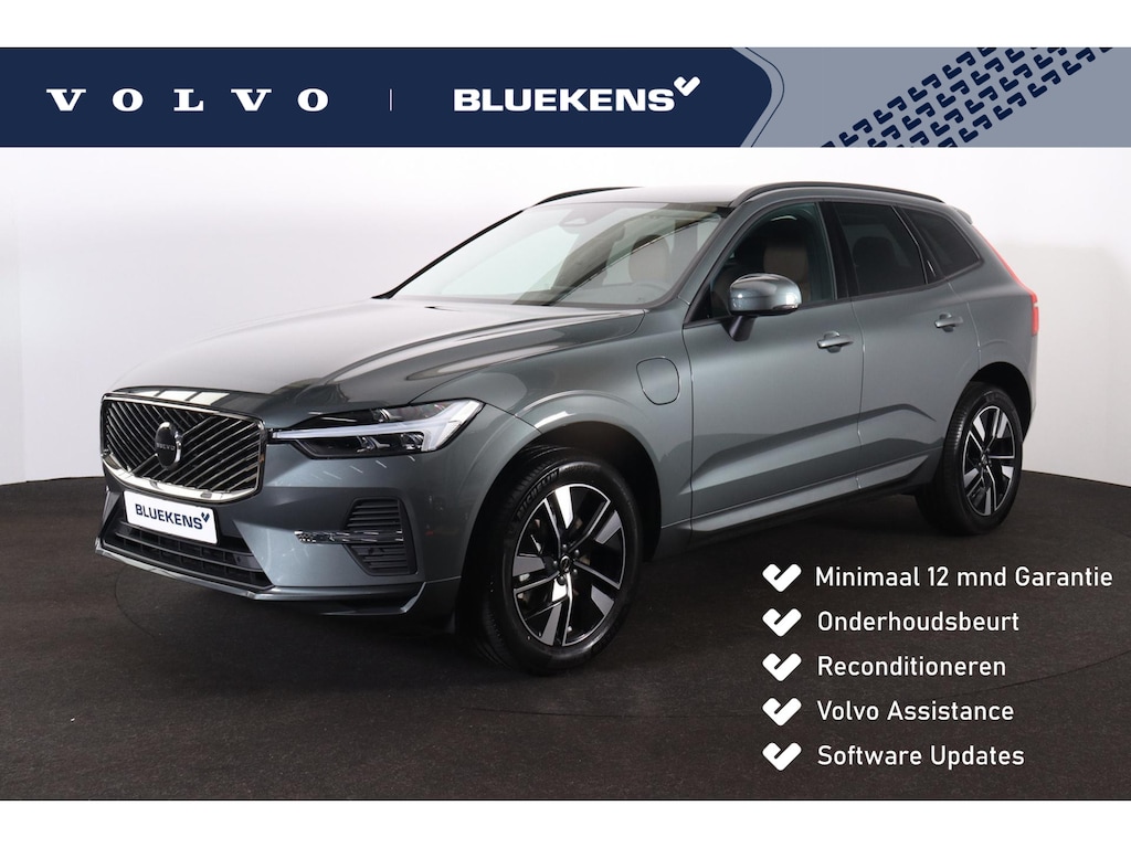 Volvo XC60 T6 Recharge AWD Essential -- IntelliSafe Assist & Surround - Achteruitrijcamera - Lederen bekleding - Verwarmde voorstoelen, stuur & achterbank - Parkeersensoren voor & achter - Extra getint glas - 19' LMV