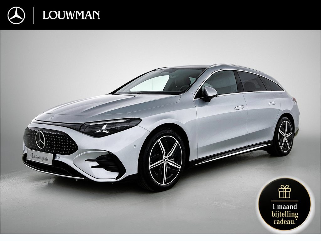 Mercedes-Benz CLA Shooting Brake 250+ Business Solution AMG 85 kWh | Trekhaak | Vast panoramadak | Warmtewerend donkergetint glas | Massagefunctie | 18 inch vijfspaaks lichtmetalen AMG-velgen | URBAN GUARD |