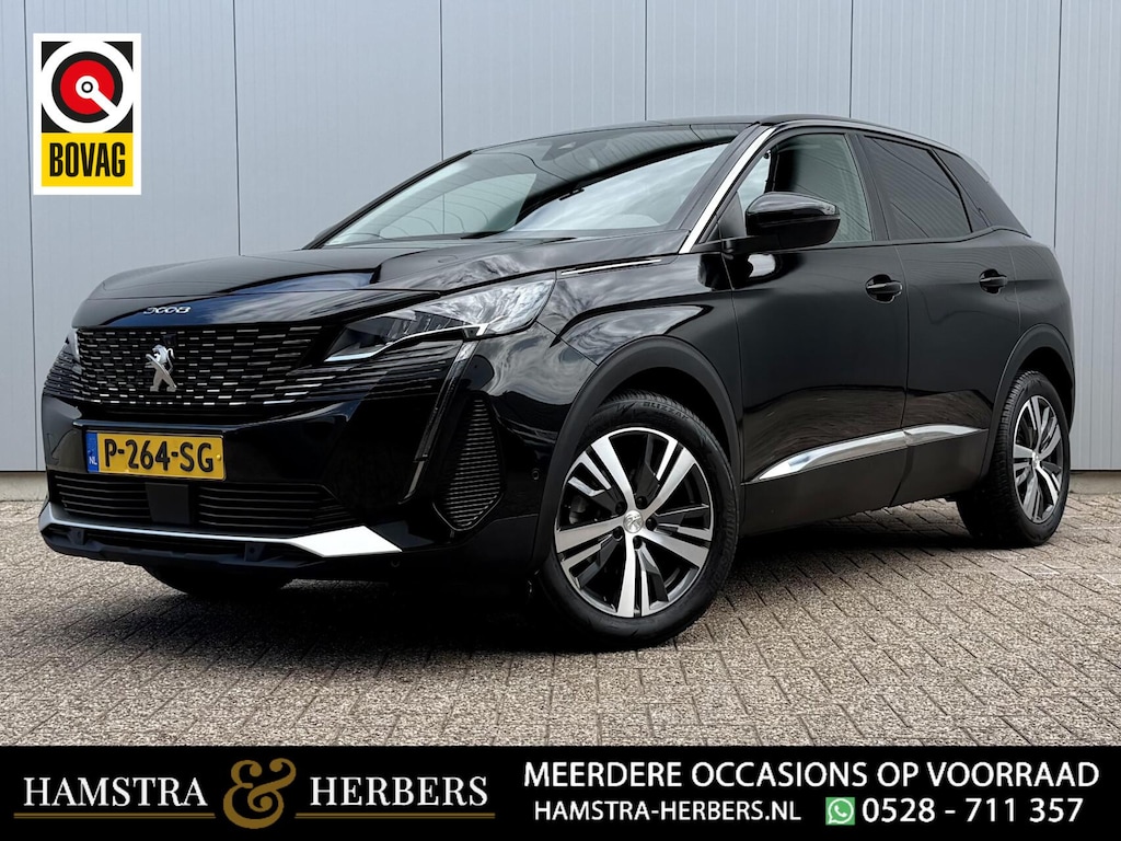 Peugeot 3008 1.2 PureTech Allure Business zwart automaat