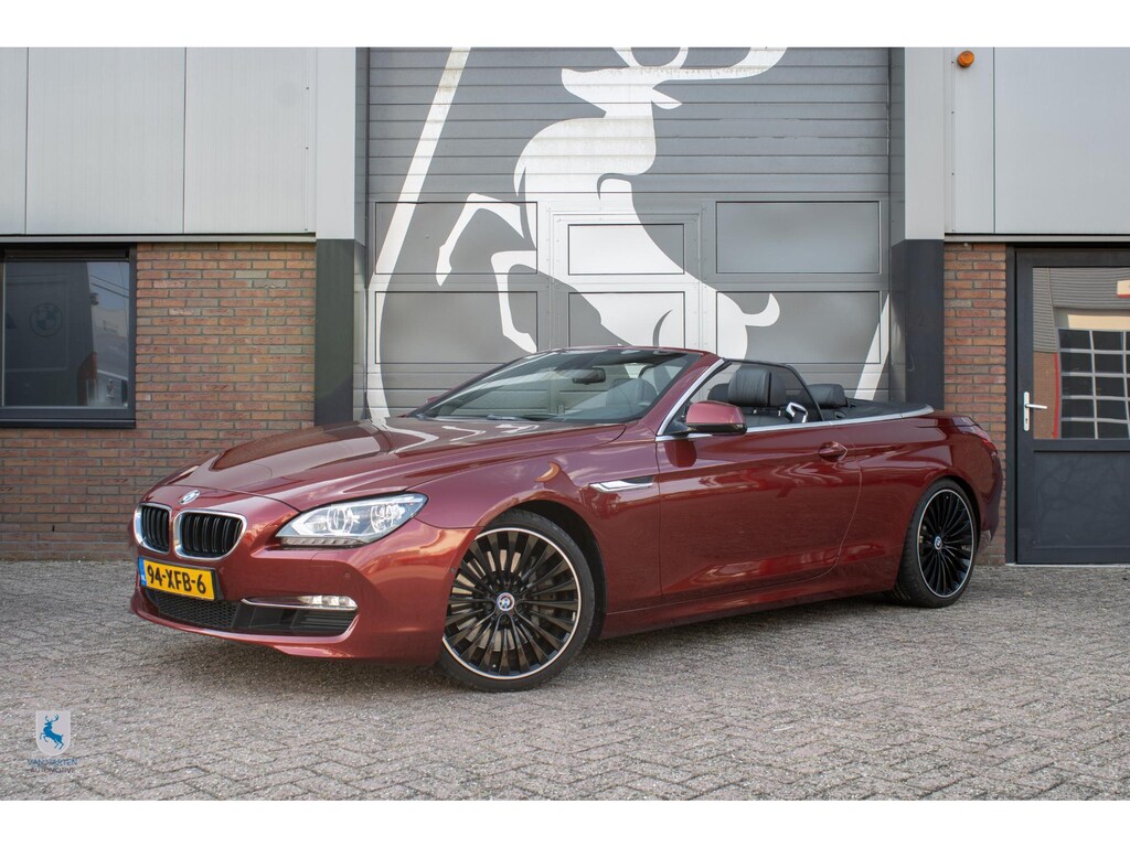 BMW 6-Serie Cabrio 650xi High Executive Vermilion Rood / 20'' Lichtmetalen velgen / NL auto