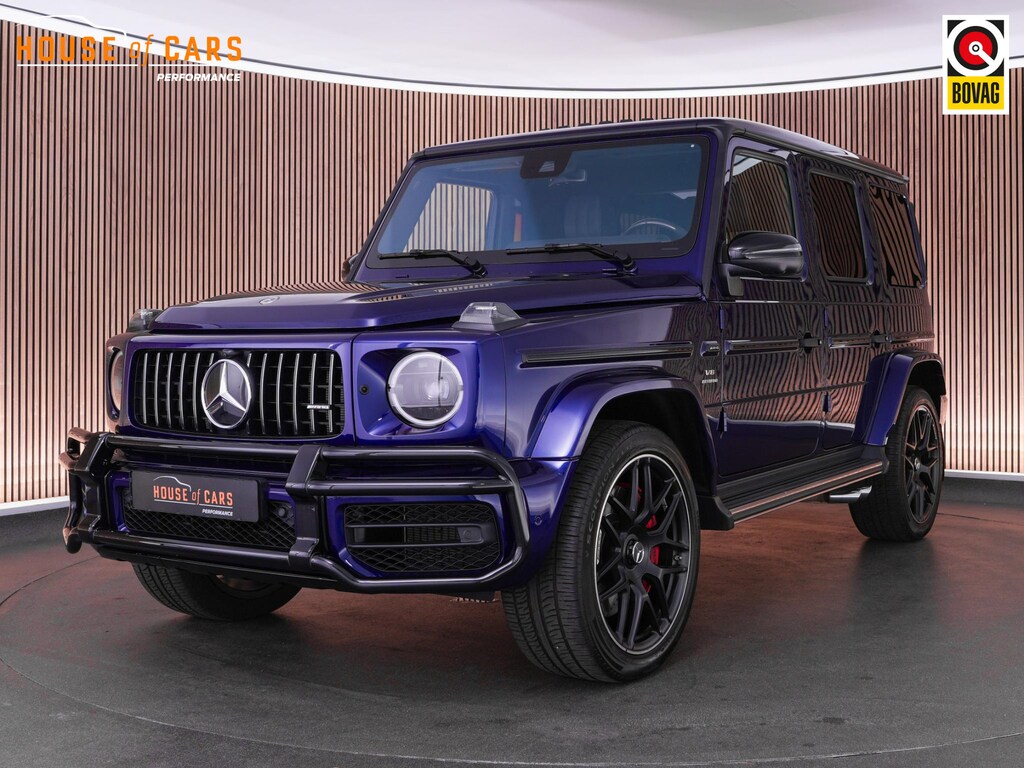 Mercedes-Benz G-klasse AMG 63 |ex. BPM/BTW|Burmester|schuif/kantel|massage|stoelverwarming & verkoeling|memory|carbon int|Apple carplay|22" gesmede velgen|trekhaak|