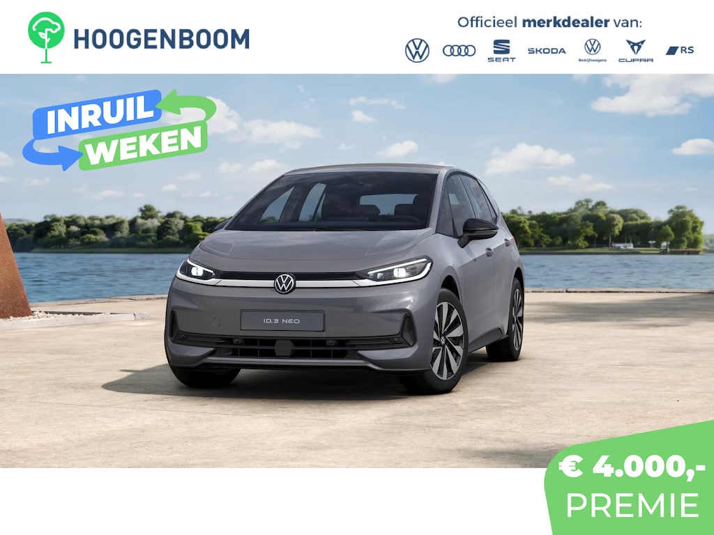 Volkswagen ID.3 Neo Trend | Automatische afstandsregeling (Adaptive Cruise Control) | Buitenspiegels elektrisch instel-, verwarm- en inklapbaar | Koplampverlichting LED