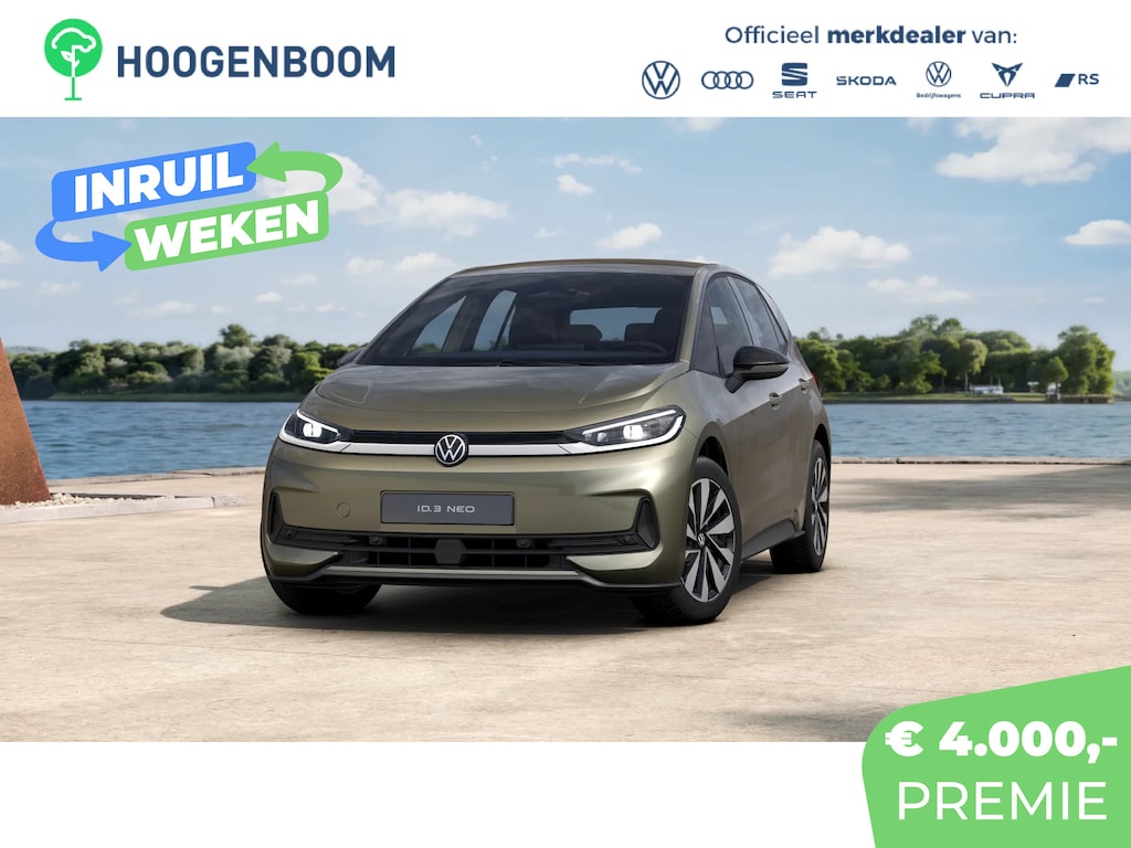 Volkswagen ID.3 Neo Trend | Automatische afstandsregeling (Adaptive Cruise Control) | Buitenspiegels elektrisch instel-, verwarm- en inklapbaar | Koplampverlichting LED
