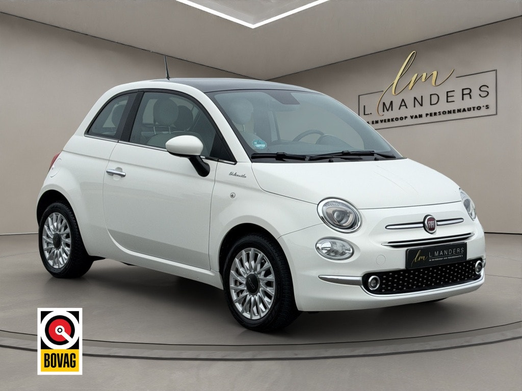 Fiat 500 1.0 Hybrid Dolcevita 2023 WIT | Panoramadak | Apple CarPlay