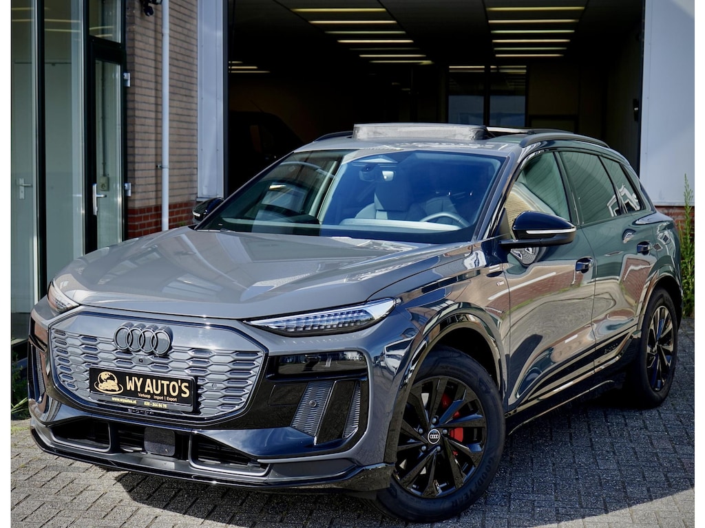 Audi Q6 e-tron S edition performance 100 kWh SOH 100%|Nardo Grey|Panoramadak|BijrijdersDisplay|Warmtepomp