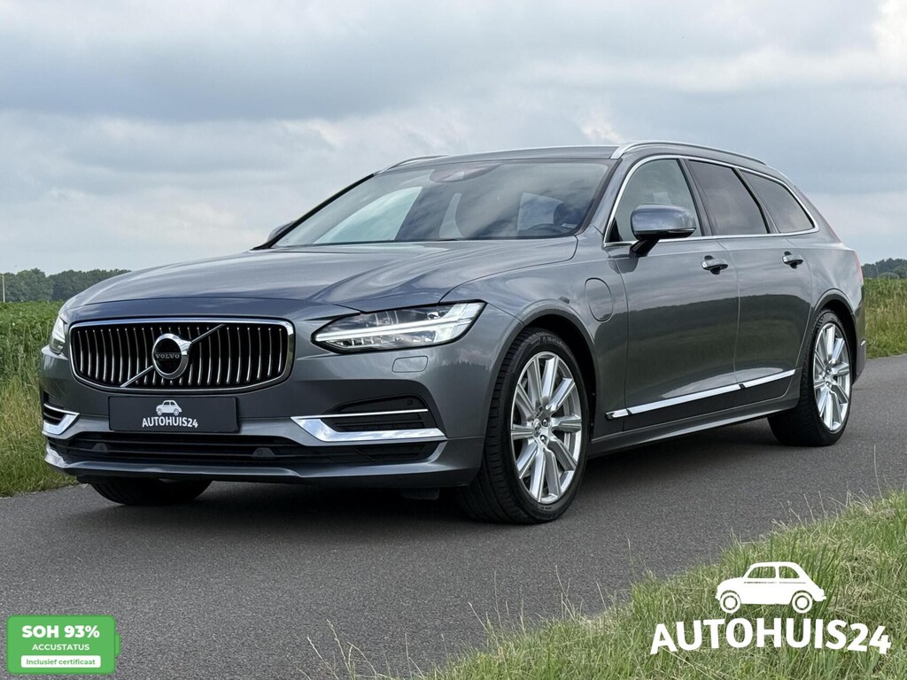 Volvo V90 2.0 T8 AWD Inscription 390pk Trekhaak|LED|19"|Lederen Dashbord