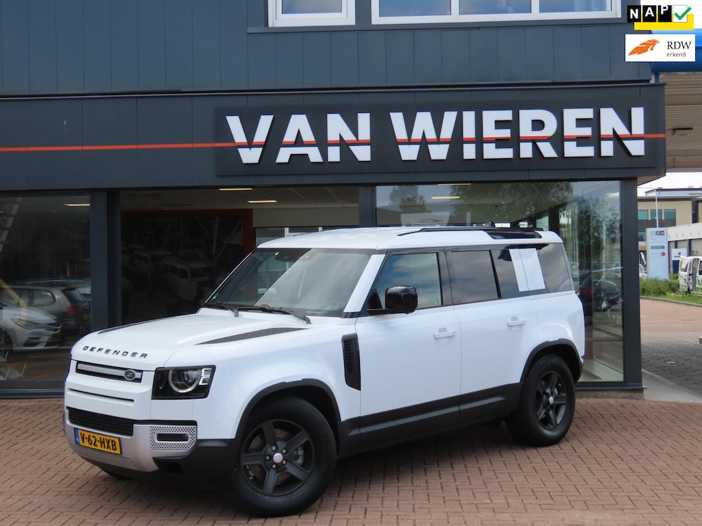 Land Rover Defender 3.0 D250 110 MHEV S Grijs Kenteken Luchtvering Trekhaak ACC Stoelverwarming NL Auto