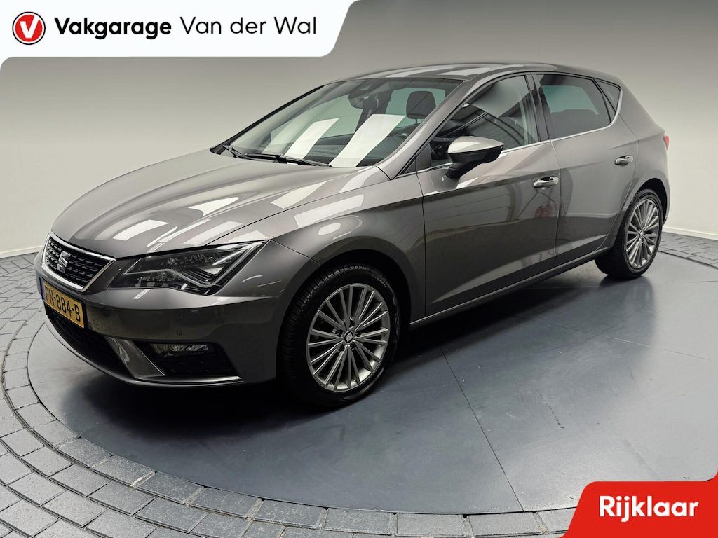 SEAT Leon 1.4 TSi Xcellence Navigatie-Cr.contr-Clima-Carplay-Camera-Parkeersensoren-Lm17''velgen-Afn.Trekhaak