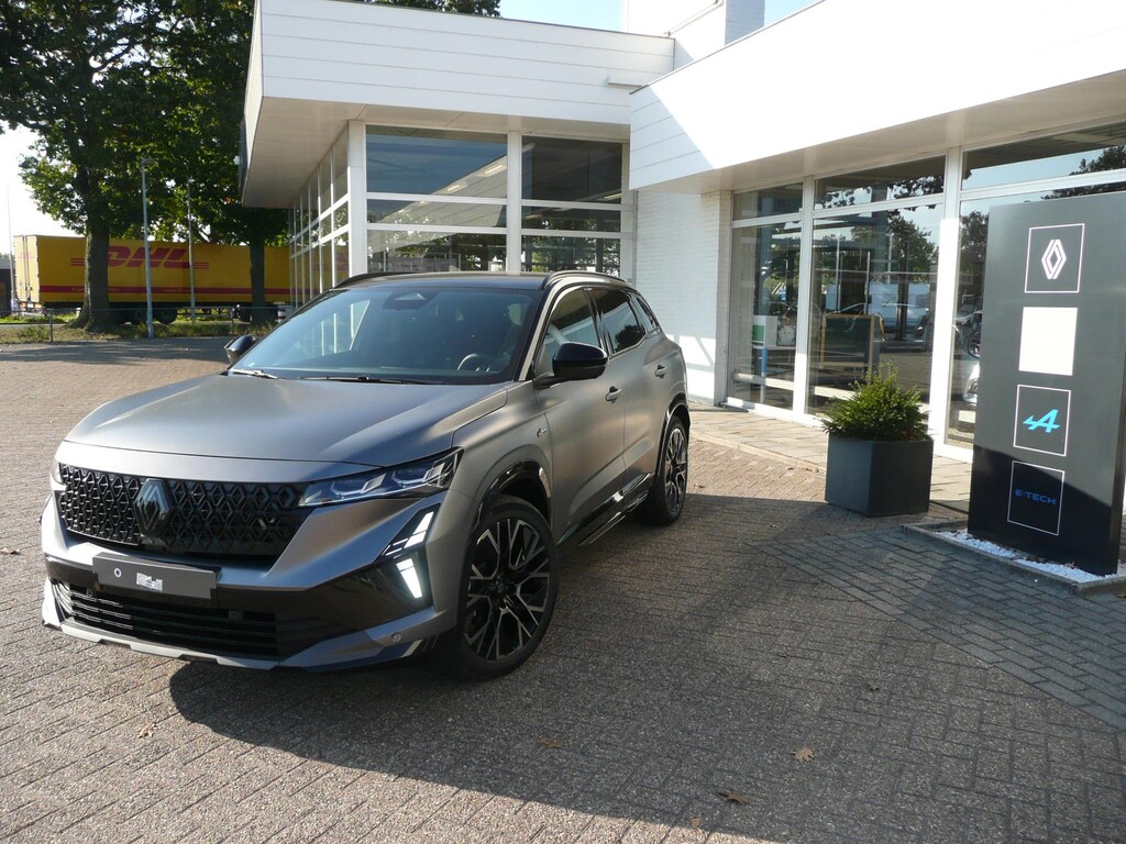 Renault Austral E-Tech full hybrid 200 Esprit Alpine HARMAN KARDON/ PACK LIGHT & SOUND/ PACK PRIVILEGE*/ 360 CAMERA/ ELEK. BED ACHTERKLEP/ ACTIVE DRIVERS ASSIST/ GRIS SCHISTE SATIN/ GEZICHTSHERKENNING/ RESERVE WIEL/ ETC... RIJKLAAR!