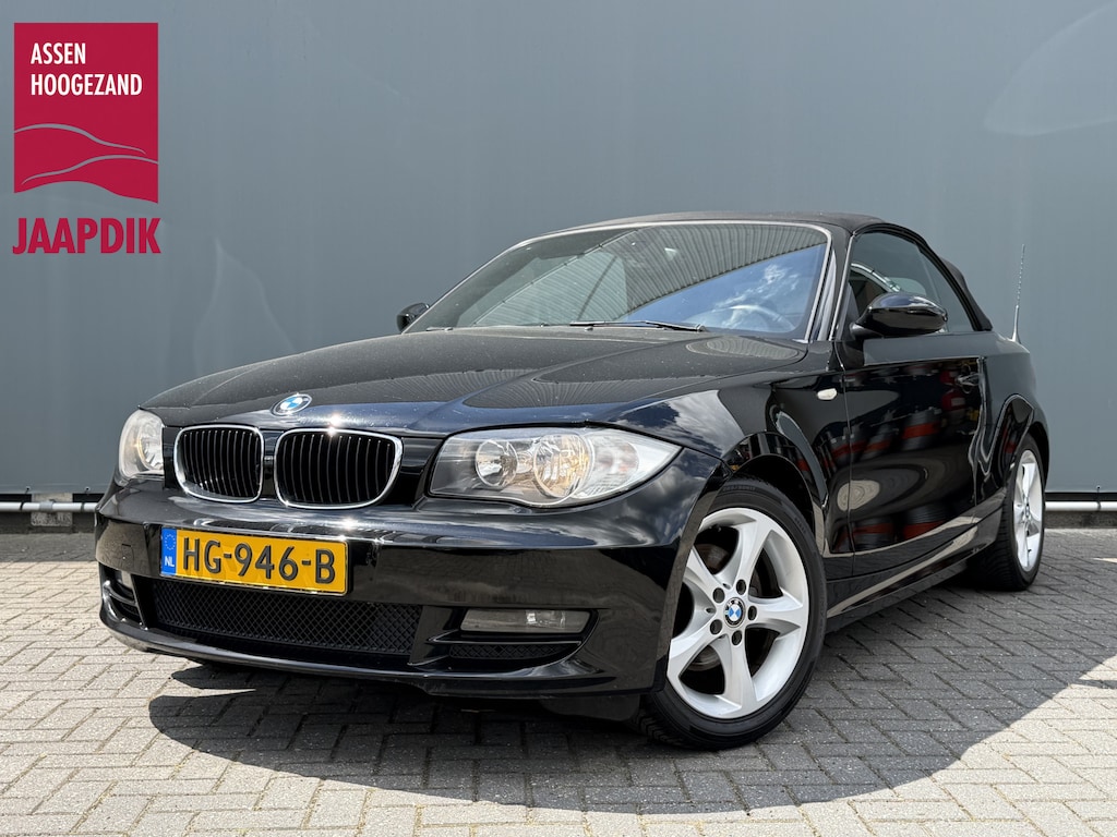 BMW 1-Serie Cabrio BJR 2009 118i 143 PK High Executive STOELVERWARMING | CLIMA | CRUISE | LMV | SPORTSTOELEN | PDC