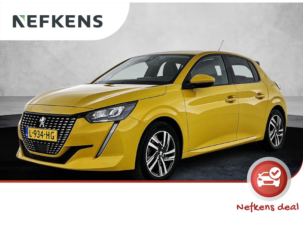 Peugeot 208 1.2 100pk Allure Pack Automaat | 1ste Eigenaar | Navigatie | Climate Control | Adaptieve Cruise Control | Camera | 17"LMV | LED | Apple Carplay/Android Auto |