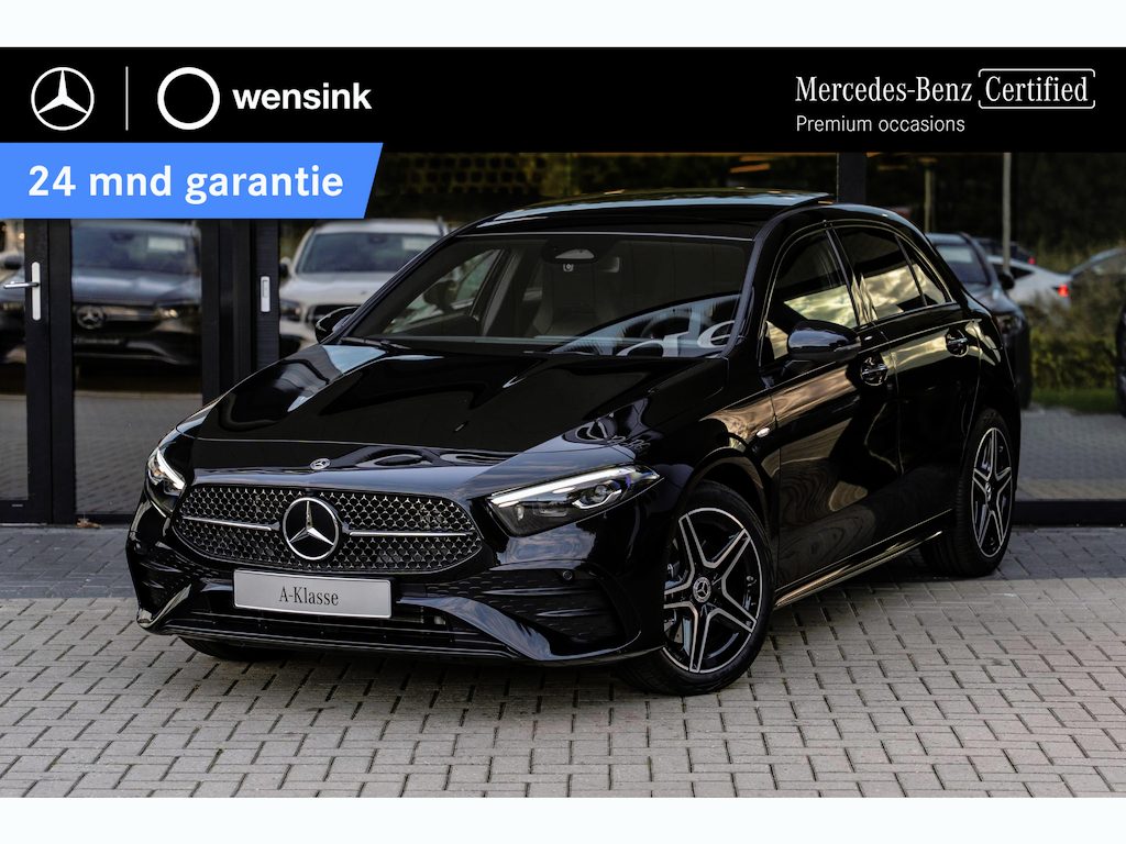 Mercedes-Benz A-klasse 250e Business Solution AMG | Panoramaschuifdak | Night pakket | Achteruitrijcamera | Stoelverwarming | MULTIBEAM LED |