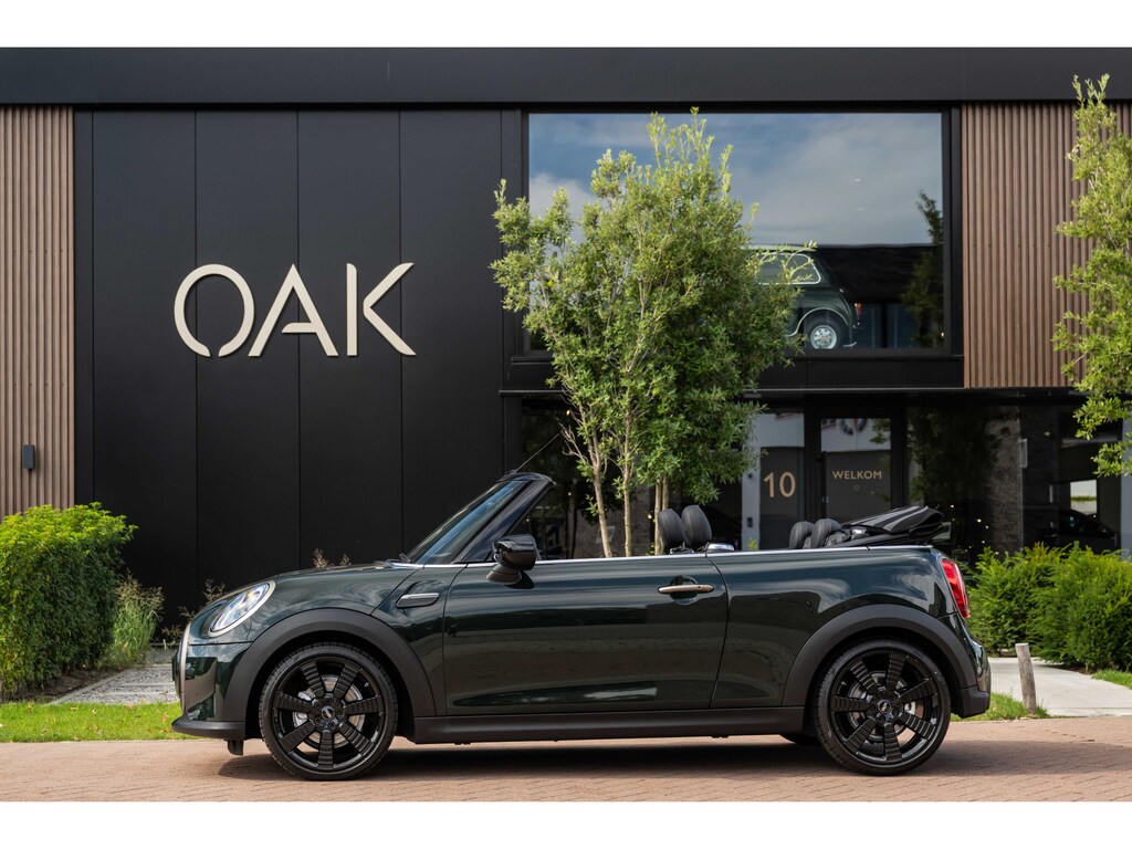 MINI Cooper Cabrio 1.5 Aut. Resolute Edition | Navigatie | Lounge Leder | PDC | 18"LM | Rebel Green