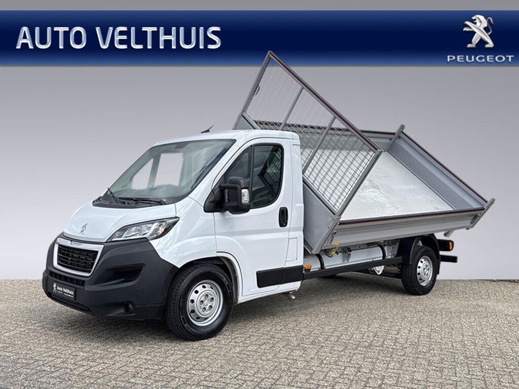 Peugeot Boxer L3 Pick-up / 3-weg Kipper 2.2 140PK BlueHDi