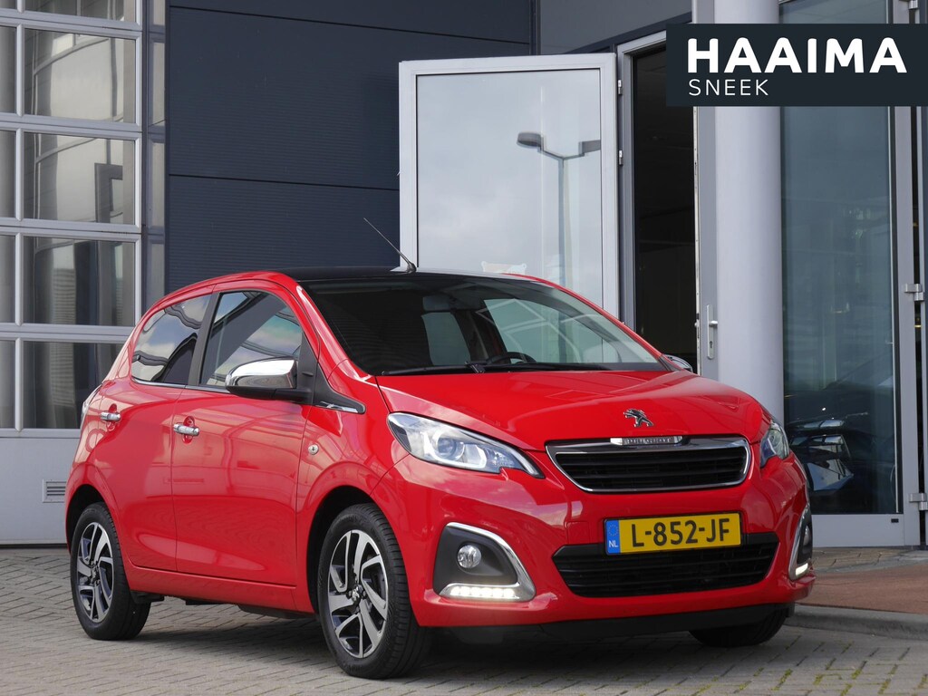 Peugeot 108 1.0 e-VTi Allure | Apple carplay | Achteruitrijcamera | Dab | Mistlampen | Zwart dak | Extra getint glas | Climate control | 5 deurs | Stuurwielbediening