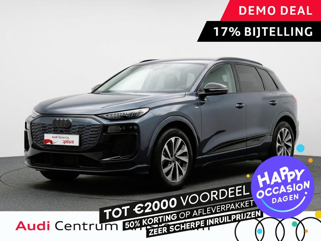 Audi Q6 e-tron S edition 83 kWh 225pk | Trekhaak wegklapbaar | S-line Exterieur | MMI bijrijdersscherm | Stoelverwaming voor en achter