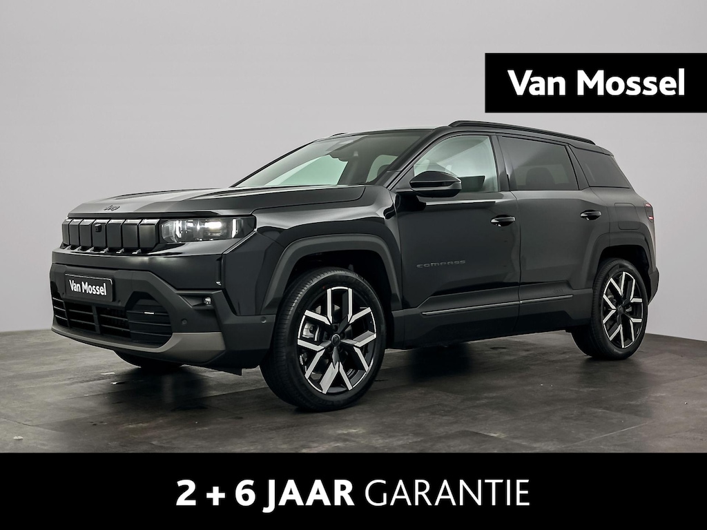 Jeep Compass First Edition 74 kWh | Navigatie | Stoel & Stuur Verwarming | 360 graden camera | Dodehoekdetectie | Apple Carplay&Android Auto | Tot 8 jaar garantie!