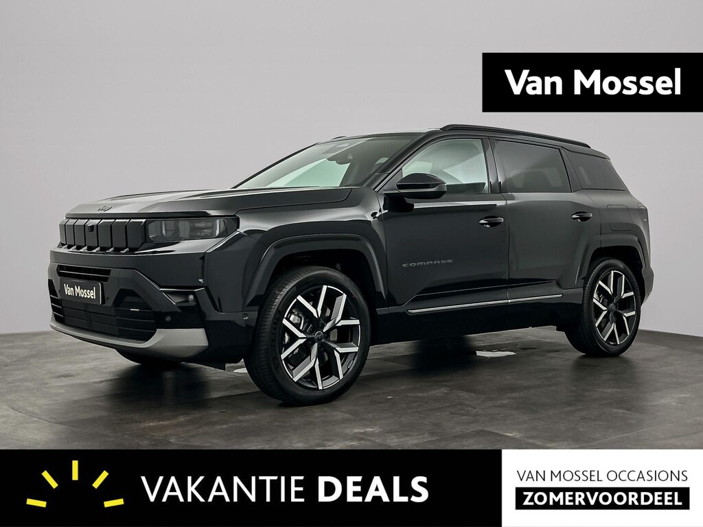 Jeep Compass 1.6 e-Hybrid Plug-In First Edition | Navigatie | Stoel & Stuur Verwarming | PANO | 360 graden camera | Verbeterde Audio | Apple Carplay&Android Auto | Tot 8 jaar garantie!