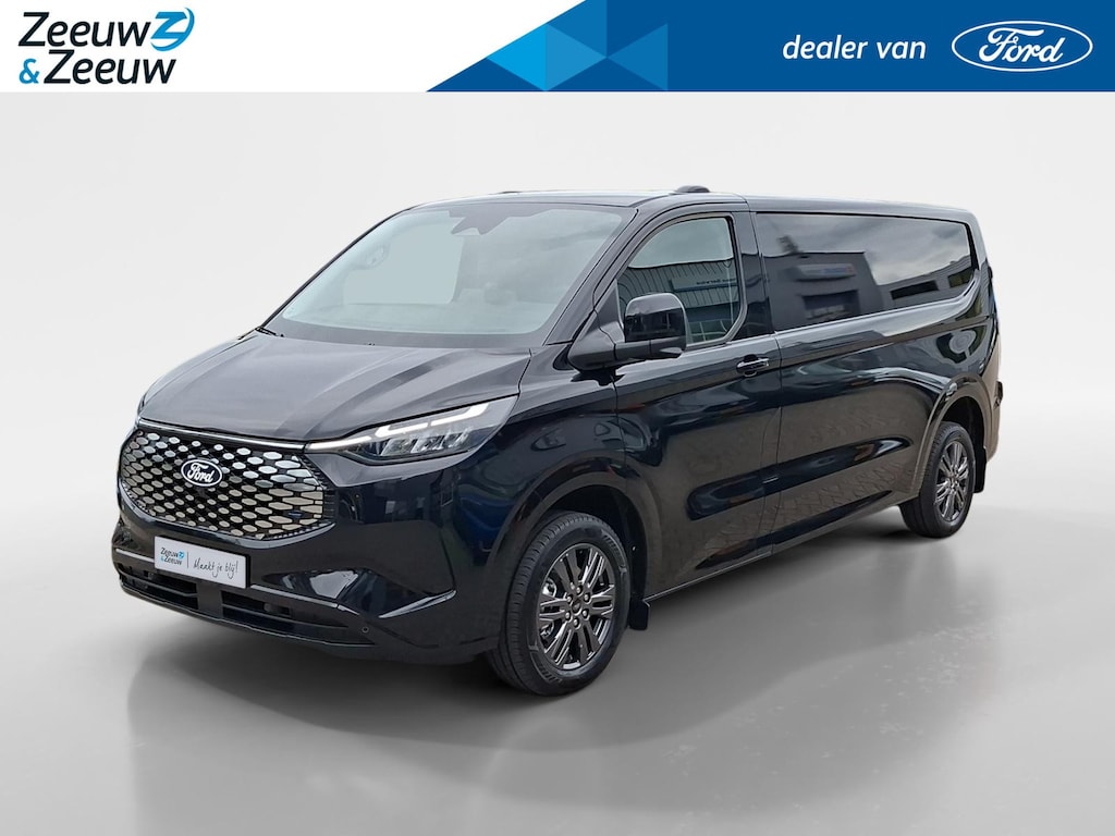 Ford E-Transit Custom 340 L2H1 Limited 71 kWh | Direct Leverbaar | 2+3 jaar Fabrieksgarantie | 0,99% Rente Financial Lease | 352km WLTP Rijbereik | AGR-Stoelen | Driver assistance pack ultimate | 17inch lichtmetalen velgen | Laadvloer bescherming