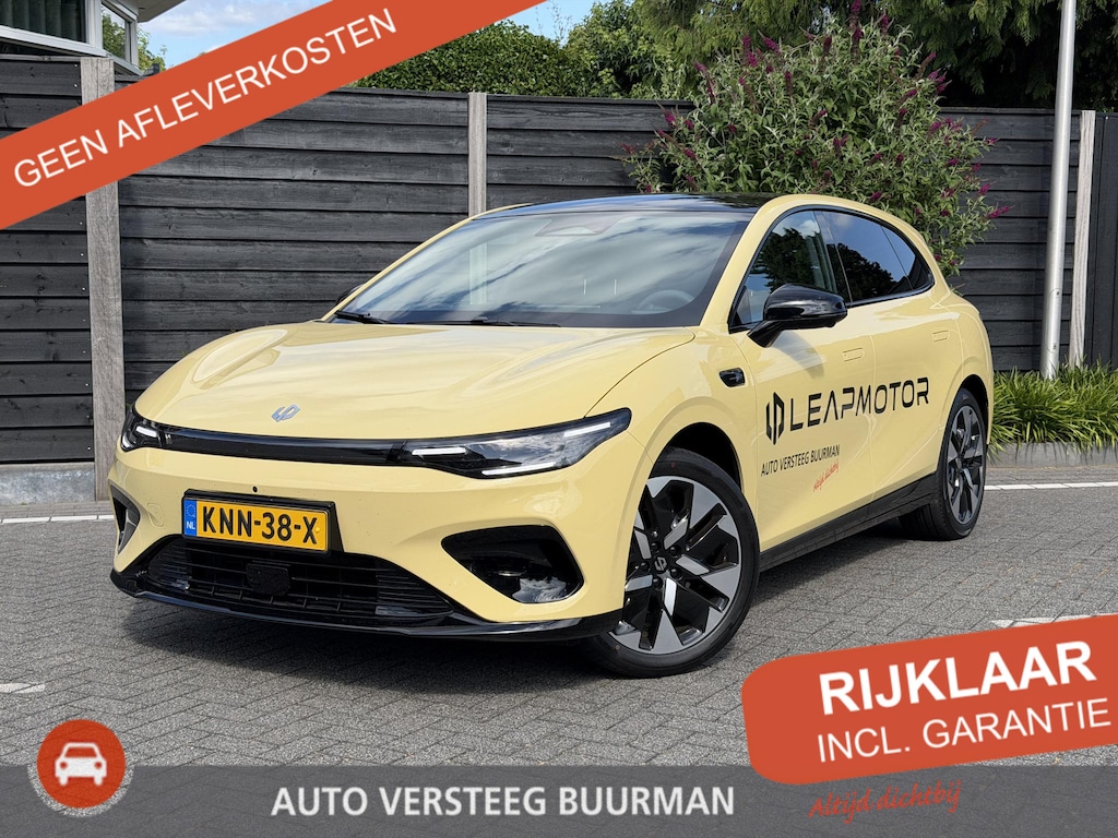 Leapmotor B05 Design ProMax 67.1 kWh 218PK Automaat Navigatie, Camera 360, Lichtmetalen velgen, Elektrische Achterklep, Kunstlederen bekleding, Stoel & Stuurwielverwarming