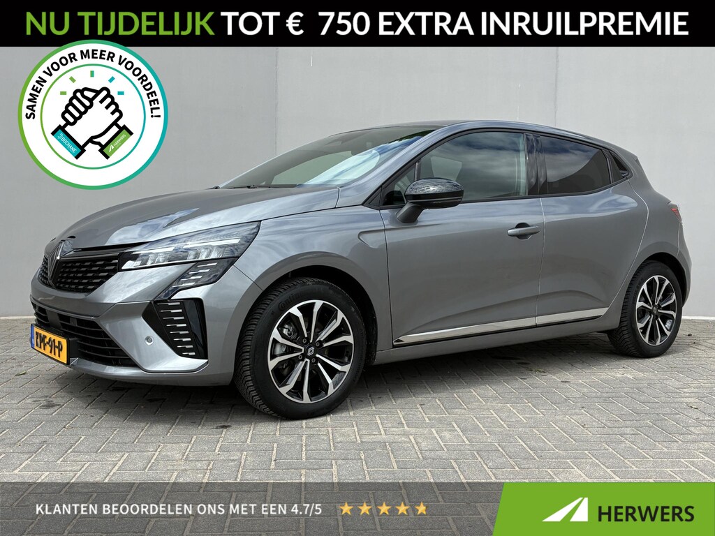 Renault Clio 1.6 E-Tech Full Hybrid 145 techno / Fabrieksgarantie t/m 09-2027 / Achteruitrijcamera / Apple Carplay/Android Auto / Navigatie /  All-Season Banden / Stoel-/Stuurverwarming /